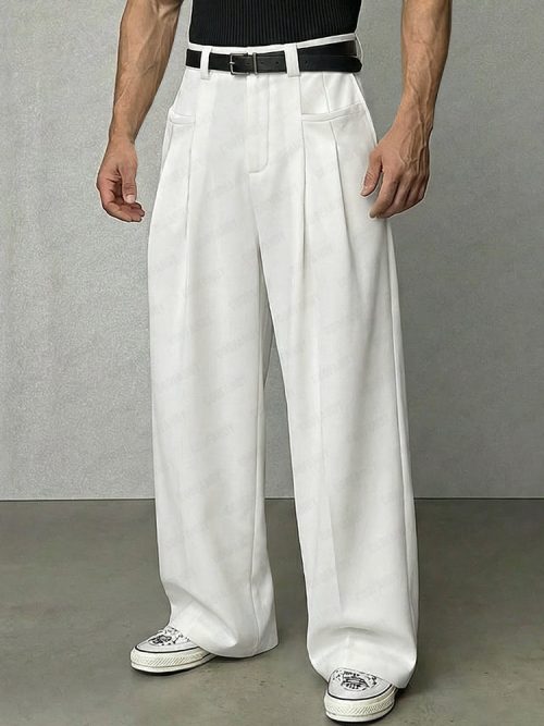 Premium Straight Leg High Waist Pants