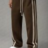 Casual Side Stripe Elastic Waist Pants